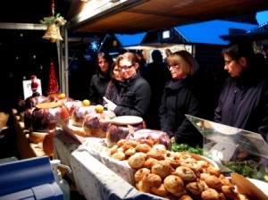 Stand marché Noël Toulouse